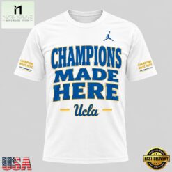 UCLA Bruins Champions Made Here Airplane Mode T Shirt, Hot 3D Shirt Trend Ucla Bruins Champions Made Here Airplane Mode T Shirt