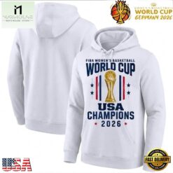 USA Champions 2026 Trophy Design FIBA Womens Basketball World Cup Hoodie, Stylish 2D Graphic Shirt Usa Champions 2026 Trophy Design Fiba Womens Basketball World Cup Hoodie