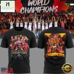 USA FIBA Women's Basketball World Cup Champion 2026 T Shirt, Hot 3D Shirt Trend Usa Fiba Women S Basketball World Cup Champion 2026 T Shirt