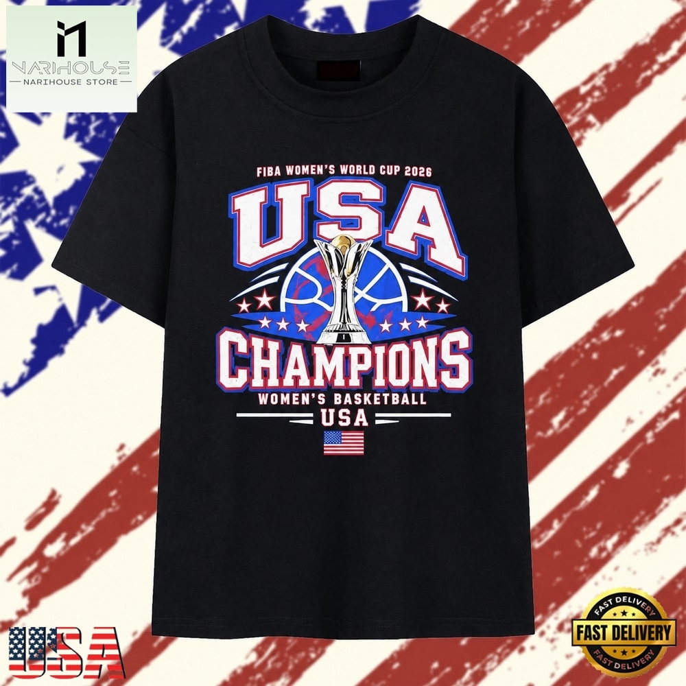 USA Women’s Basketball FIBA World Cup 2026 Champions T Shirt, Stylish 2D Graphic Shirt USA Women’s Basketball FIBA World Cup 2026 Champions T Shirt, Stylish 2D Graphic Shirt