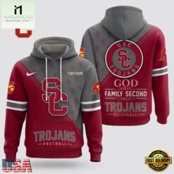 Usc Trojans 2026 NCAA Personalized Faith Family Football Hoodie, NCAA College 3D Shirt Usc Trojans 2026 Ncaa Personalized Faith Family Football Hoodie