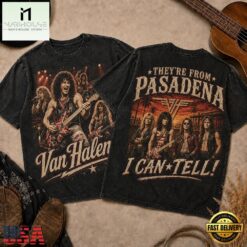 Van Halen Retro Tour Photo Distressed 3D Shirt, Popular 3D Music Tee Van Halen Retro Tour Photo Distressed 3D Shirt