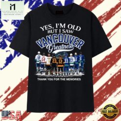 Vancouver Canucks Legends Greatness Vintage Hockey T Shirt, Stylish 2D Graphic Shirt Vancouver Canucks Legends Greatness Vintage Hockey T Shirt