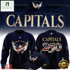 Washington Capitals Celebrating the 250th Anniversary of America Sweatshirt, Hot 3D Shirt Trend Washington Capitals Celebrating The 250th Anniversary OF America Sweatshirt
