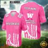 Washington Huskies NCAA Breast Cancer Awareness Month 2026 Football Jersey, Trending Football Shirt Washington Huskies Ncaa Breast Cancer Awareness Month 2026 Football Jersey