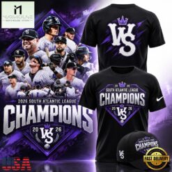 Winston Salem Dash 2026 South Atlantic League Champions Black T Shirt, Hot 3D Shirt Trend Winston Salem Dash 2026 South Atlantic League Champions Black T Shirt
