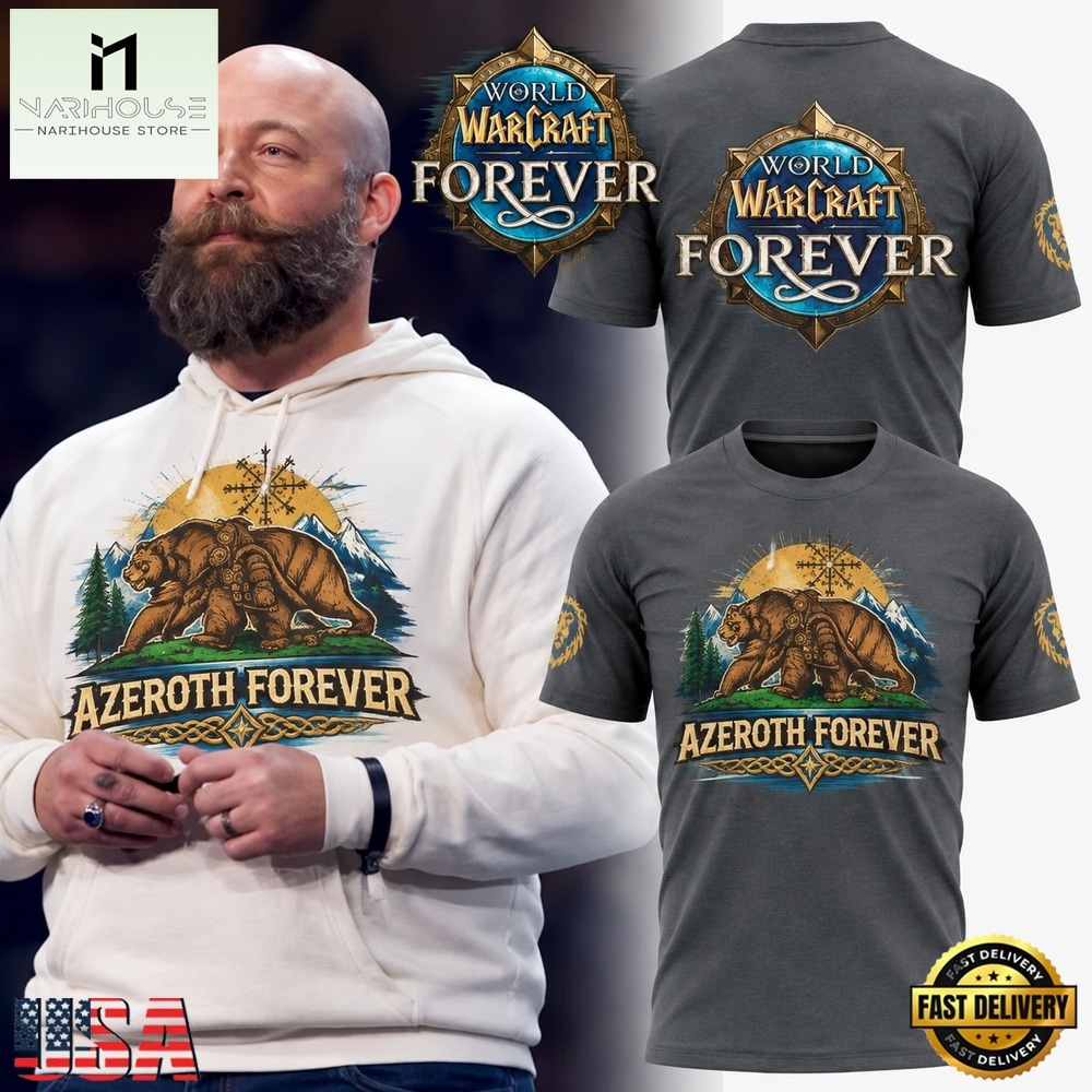 World Of Warcraft Azeroth Forever 2026 3D Shirt, Hot 3D Shirt Trend World Of Warcraft Azeroth Forever 2026 3D Shirt, Hot 3D Shirt Trend