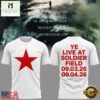 YE LIVE AT SOLDIER FIELD, 2026 Ye Live Concert Tour White T Shirt, Popular 3D Music Tee 3 YE LIVE AT SOLDIER FIELD, 2026 Ye Live Concert Tour White T Shirt, Popular 3D Music Tee YE Live AT Soldier Field 2026 YE Live Concert Tour White T Shirt