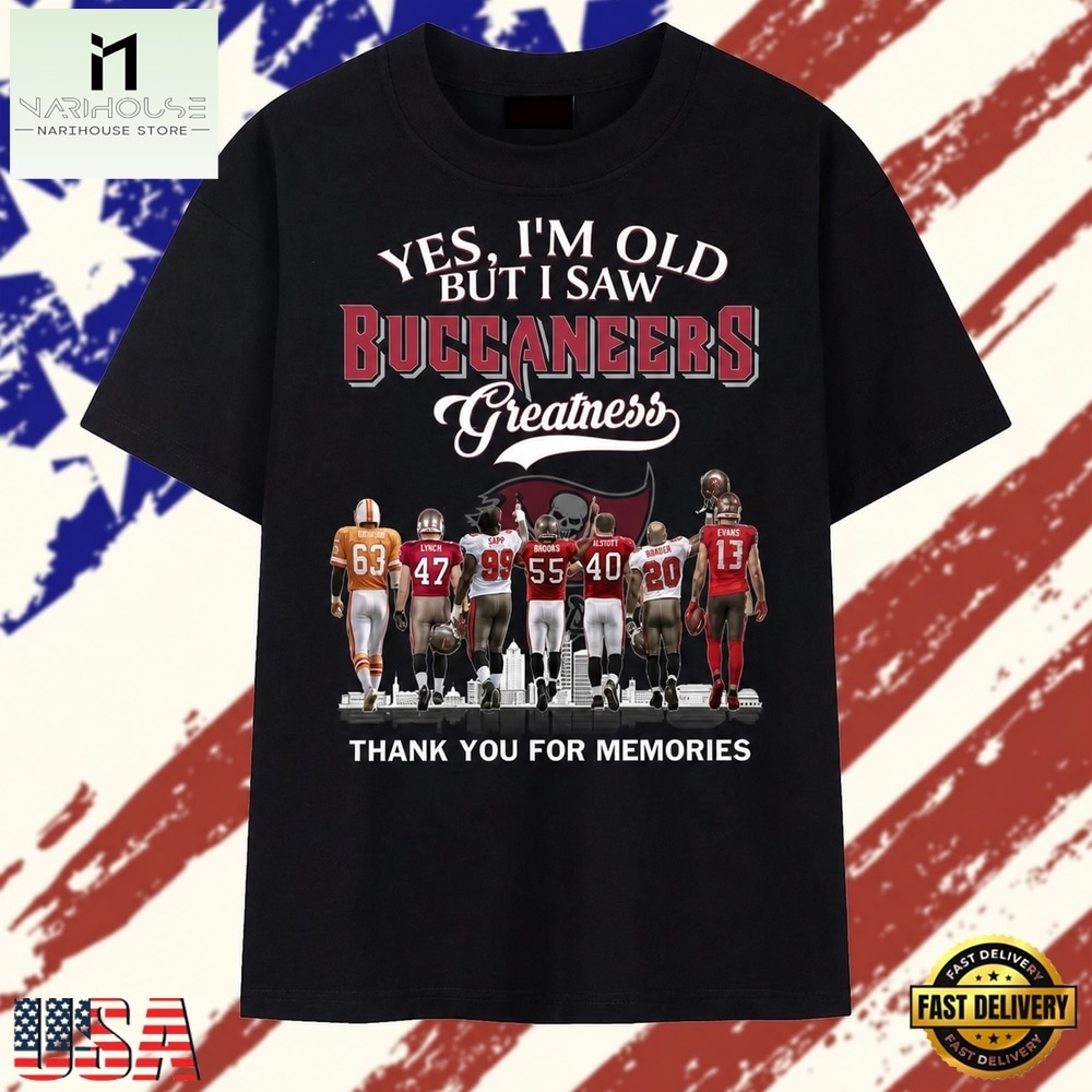 Yes I'm Old But I Saw Buccaneers Greatness Signatures T Shirt, Stylish 2D Graphic Shirt Yes I'm Old But I Saw Buccaneers Greatness Signatures T Shirt, Stylish 2D Graphic Shirt
