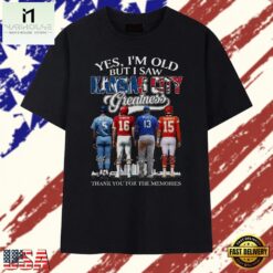 Yes I'm Old But I Saw Kansas City Greatness Signatures Graphic T Shirt, Stylish 2D Graphic Shirt Yes I M Old But I Saw Kansas City Greatness Signatures Graphic T Shirt