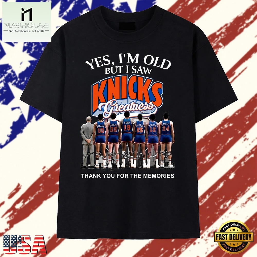 Yes I'm Old But I Saw Knicks Greatness Signatures Vintage T Shirt, Stylish 2D Graphic Shirt Yes I'm Old But I Saw Knicks Greatness Signatures Vintage T Shirt, Stylish 2D Graphic Shirt
