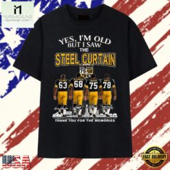 Yes I'm Old But I Saw The Steel Curtain Signatures Vintage T Shirt, Stylish 2D Graphic Shirt Yes I M Old But I Saw The Steel Curtain Signatures Vintage T Shirt
