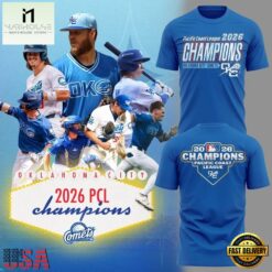 Your Oklahoma City Comets Are The 2026 PCL Champions T Shirt, Hot 3D Shirt Trend Your Oklahoma City Comets Are The 2026 Pcl Champions T Shirt