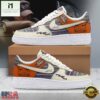 Zach Bryan With Heaven On Tour Plaid & Orange Country Music Air Force 1 Shoes, Music Artist AF1 Shoes Zach Bryan With Heaven ON Tour Plaid Orange Country Music Air Force 1 Shoes