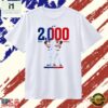 Zack Wheeler 2000 Career Strikeouts NY Mets and Philadelphia Phillies T Shirt, Stylish 2D Graphic Shirt Zack Wheeler 2000 Career Strikeouts NY Mets And Philadelphia Phillies T Shirt