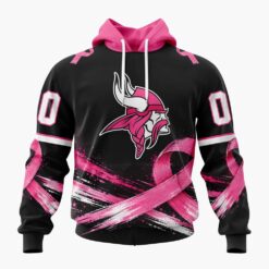 NFL Minnesota Vikings Personalized Pink Fights Breast Cancer 2026 Design Hoodie, TShirt, Sweatshirt, NFL Sporty Shirt Nfl Minnesota Vikings Personalized Pink Fights Breast Cancer 2026 Design Hoodie Tshirt Sweatshirt 1