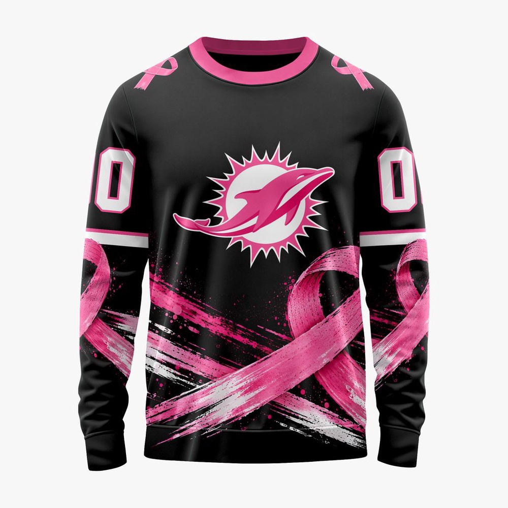 NFL Miami Dolphins Personalized Pink Fights Breast Cancer 2026 Design Hoodie, TShirt, Sweatshirt, NFL Sporty Shirt NFL Miami Dolphins Personalized Pink Fights Breast Cancer 2026 Design Hoodie, TShirt, Sweatshirt, NFL Sporty Shirt