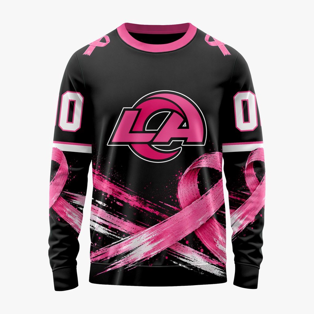 NFL Los Angeles Rams Personalized Pink Fights Breast Cancer 2026 Design Hoodie, TShirt, Sweatshirt, NFL Sporty Shirt NFL Los Angeles Rams Personalized Pink Fights Breast Cancer 2026 Design Hoodie, TShirt, Sweatshirt, NFL Sporty Shirt