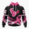 NFL Houston Texans Personalized Pink Fights Breast Cancer 2026 Design Hoodie, TShirt, Sweatshirt, NFL Sporty Shirt Nfl Houston Texans Personalized Pink Fights Breast Cancer 2026 Design Hoodie Tshirt Sweatshirt 1