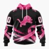 NFL Detroit Lions Personalized Pink Fights Breast Cancer 2026 Design Hoodie, TShirt, Sweatshirt, NFL Sporty Shirt Nfl Detroit Lions Personalized Pink Fights Breast Cancer 2026 Design Hoodie Tshirt Sweatshirt 1