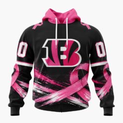 NFL Cincinnati Bengals Personalized Pink Fights Breast Cancer 2026 Design Hoodie, TShirt, Sweatshirt, NFL Sporty Shirt Nfl Cincinnati Bengals Personalized Pink Fights Breast Cancer 2026 Design Hoodie Tshirt Sweatshirt 1