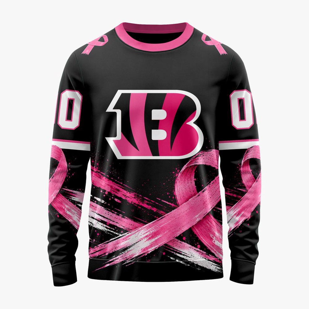 NFL Cincinnati Bengals Personalized Pink Fights Breast Cancer 2026 Design Hoodie, TShirt, Sweatshirt, NFL Sporty Shirt NFL Cincinnati Bengals Personalized Pink Fights Breast Cancer 2026 Design Hoodie, TShirt, Sweatshirt, NFL Sporty Shirt