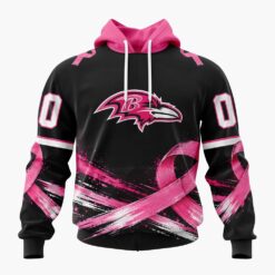 NFL Baltimore Ravens Personalized Pink Fights Breast Cancer 2026 Design Hoodie, TShirt, Sweatshirt, NFL Sporty Shirt Nfl Baltimore Ravens Personalized Pink Fights Breast Cancer 2026 Design Hoodie Tshirt Sweatshirt 1
