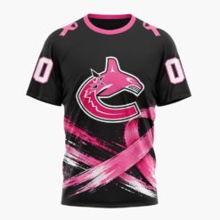 NHL Vancouver Canucks 2026 Hockey Pink Fights Breast Cancer Design Hoodie, TShirt, Sweatshirt, NHL 3D Game Day Tee Nhl Vancouver Canucks 2026 Hockey Pink Fights Breast Cancer Design Hoodie Tshirt Sweatshirt 2