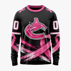 NHL Vancouver Canucks 2026 Hockey Pink Fights Breast Cancer Design Hoodie, TShirt, Sweatshirt, NHL 3D Game Day Tee Nhl Vancouver Canucks 2026 Hockey Pink Fights Breast Cancer Design Hoodie Tshirt Sweatshirt 4