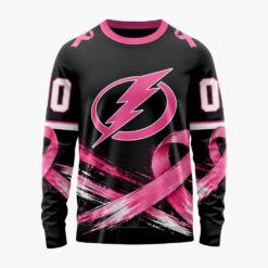 NHL Tampa Bay Lightning 2026 Hockey Pink Fights Breast Cancer Design Hoodie, TShirt, Sweatshirt, NHL 3D Game Day Tee Nhl Tampa Bay Lightning 2026 Hockey Pink Fights Breast Cancer Design Hoodie Tshirt Sweatshirt 4