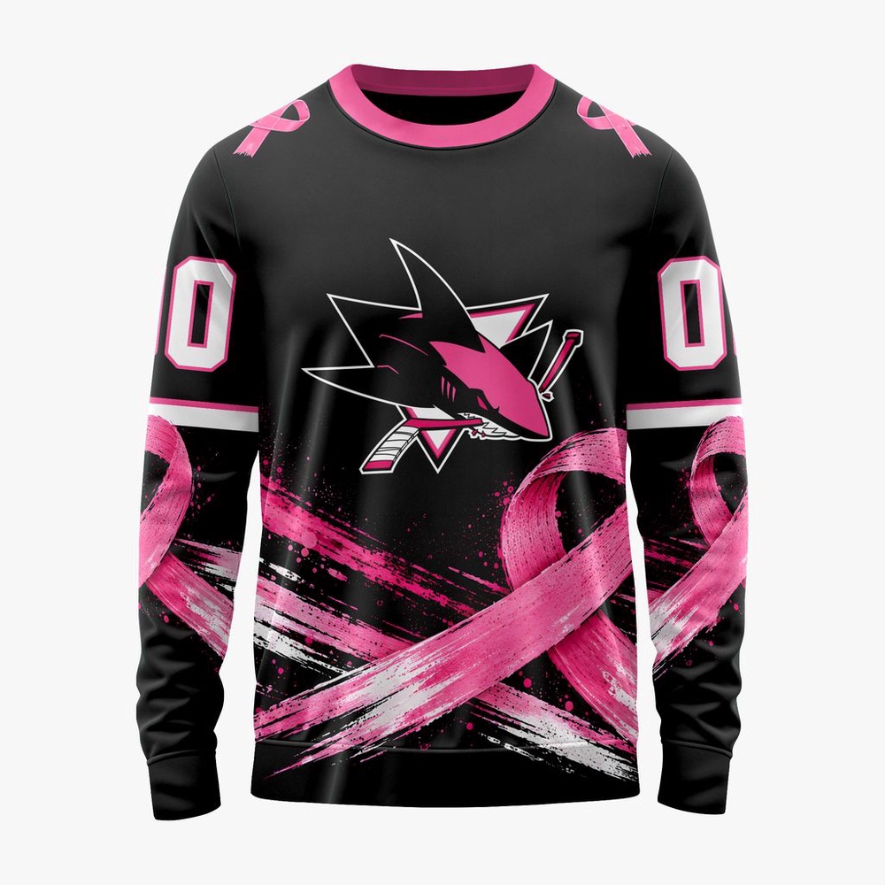 NHL San Jose Sharks 2026 Hockey Pink Fights Breast Cancer Design Hoodie, TShirt, Sweatshirt, NHL 3D Game Day Tee NHL San Jose Sharks 2026 Hockey Pink Fights Breast Cancer Design Hoodie, TShirt, Sweatshirt, NHL 3D Game Day Tee