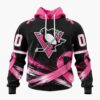 NHL Pittsburgh Penguins 2026 Hockey Pink Fights Breast Cancer Design Hoodie, TShirt, Sweatshirt, NHL 3D Game Day Tee Nhl Pittsburgh Penguins 2026 Hockey Pink Fights Breast Cancer Design Hoodie Tshirt Sweatshirt 1