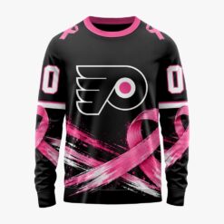 NHL Philadelphia Flyers 2026 Hockey Pink Fights Breast Cancer Design Hoodie, TShirt, Sweatshirt, NHL 3D Game Day Tee Nhl Philadelphia Flyers 2026 Hockey Pink Fights Breast Cancer Design Hoodie Tshirt Sweatshirt 4