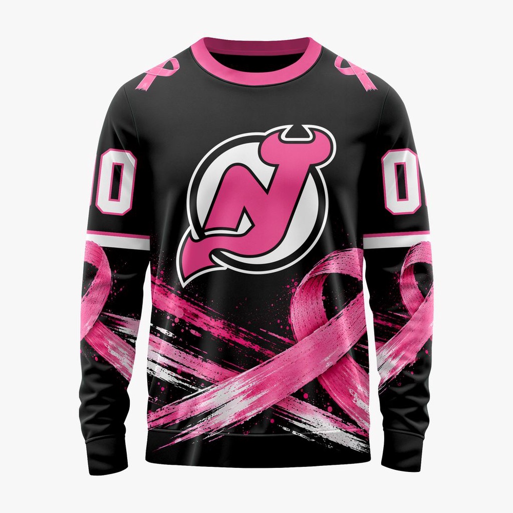 NHL New Jersey Devils 2026 Hockey Pink Fights Breast Cancer Design Hoodie, TShirt, Sweatshirt, NHL 3D Game Day Tee NHL New Jersey Devils 2026 Hockey Pink Fights Breast Cancer Design Hoodie, TShirt, Sweatshirt, NHL 3D Game Day Tee