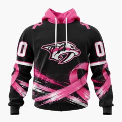 NHL Nashville Predators 2026 Hockey Pink Fights Breast Cancer Design Hoodie, TShirt, Sweatshirt, NHL 3D Game Day Tee Nhl Nashville Predators 2026 Hockey Pink Fights Breast Cancer Design Hoodie Tshirt Sweatshirt 1
