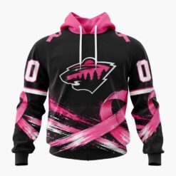NHL Minnesota Wild 2026 Hockey Pink Fights Breast Cancer Design Hoodie, TShirt, Sweatshirt, NHL 3D Game Day Tee Nhl Minnesota Wild 2026 Hockey Pink Fights Breast Cancer Design Hoodie Tshirt Sweatshirt 1