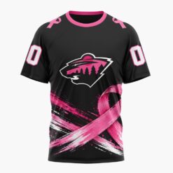 NHL Minnesota Wild 2026 Hockey Pink Fights Breast Cancer Design Hoodie, TShirt, Sweatshirt, NHL 3D Game Day Tee Nhl Minnesota Wild 2026 Hockey Pink Fights Breast Cancer Design Hoodie Tshirt Sweatshirt 2