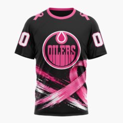NHL Edmonton Oilers 2026 Hockey Pink Fights Breast Cancer Design Hoodie, TShirt, Sweatshirt, NHL 3D Game Day Tee Nhl Edmonton Oilers 2026 Hockey Pink Fights Breast Cancer Design Hoodie Tshirt Sweatshirt 2
