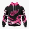NHL Detroit Red Wings 2026 Hockey Pink Fights Breast Cancer Design Hoodie, TShirt, Sweatshirt, NHL 3D Game Day Tee Nhl Detroit Red Wings 2026 Hockey Pink Fights Breast Cancer Design Hoodie Tshirt Sweatshirt 1