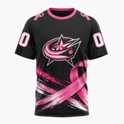 NHL Columbus Blue Jackets 2026 Hockey Pink Fights Breast Cancer Design Hoodie, TShirt, Sweatshirt, NHL 3D Game Day Tee Nhl Columbus Blue Jackets 2026 Hockey Pink Fights Breast Cancer Design Hoodie Tshirt Sweatshirt 2
