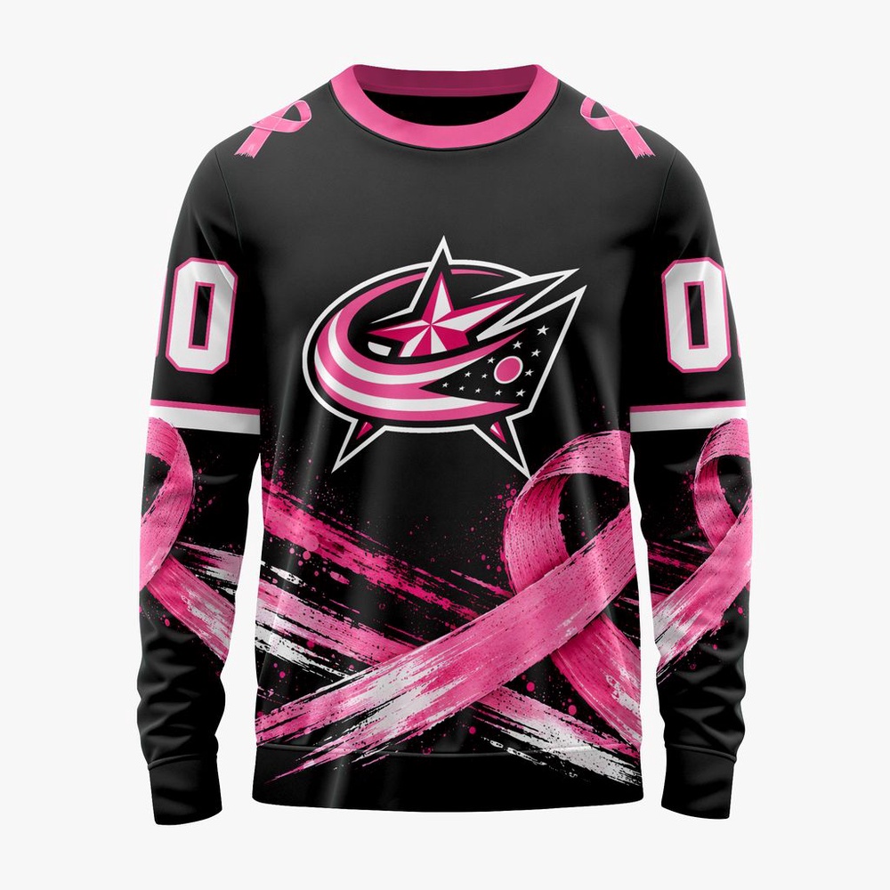 NHL Columbus Blue Jackets 2026 Hockey Pink Fights Breast Cancer Design Hoodie, TShirt, Sweatshirt, NHL 3D Game Day Tee NHL Columbus Blue Jackets 2026 Hockey Pink Fights Breast Cancer Design Hoodie, TShirt, Sweatshirt, NHL 3D Game Day Tee