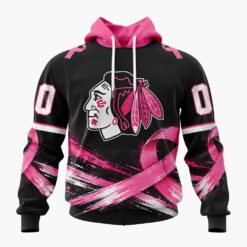NHL Chicago Blackhawks 2026 Hockey Pink Fights Breast Cancer Design Hoodie, TShirt, Sweatshirt, NHL 3D Game Day Tee Nhl Chicago Blackhawks 2026 Hockey Pink Fights Breast Cancer Design Hoodie Tshirt Sweatshirt 1