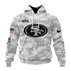 NFL San Francisco 49ers Arctic Camo Salute To Service 2026 Design Hoodie, T Shirt, Sweatshirt, NFL Sporty Shirt Nfl San Francisco 49ers Arctic Camo Salute TO Service 2026 Design Hoodie T Shirt Sweatshirt 1