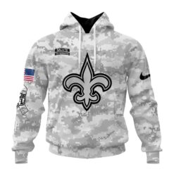 NFL New Orleans Saints Arctic Camo Salute To Service 2026 Design Hoodie, T Shirt, Sweatshirt, NFL Sporty Shirt Nfl New Orleans Saints Arctic Camo Salute TO Service 2026 Design Hoodie T Shirt Sweatshirt 1