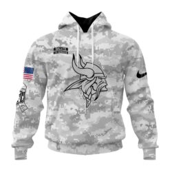 NFL Minnesota Vikings Arctic Camo Salute To Service 2026 Design Hoodie, T Shirt, Sweatshirt, NFL Sporty Shirt Nfl Minnesota Vikings Arctic Camo Salute TO Service 2026 Design Hoodie T Shirt Sweatshirt 1