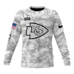 NFL Kansas City Chiefs Arctic Camo Salute To Service 2026 Design Hoodie, T Shirt, Sweatshirt, NFL Sporty Shirt Nfl Kansas City Chiefs Arctic Camo Salute TO Service 2026 Design Hoodie T Shirt Sweatshirt 2