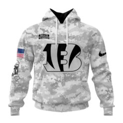 NFL Cincinnati Bengals Arctic Camo Salute To Service 2026 Design Hoodie, T Shirt, Sweatshirt, NFL Sporty Shirt Nfl Cincinnati Bengals Arctic Camo Salute TO Service 2026 Design Hoodie T Shirt Sweatshirt 1