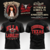 Texas Tech Red Raiders x Ella Langley Choosin Texas The Dandelion Tour 2026 Black T Shirt, Popular 3D Music Tee Texas Tech Red Raiders X Ella Langley Choosin Texas The Dandelion Tour 2026 Black T Shirt