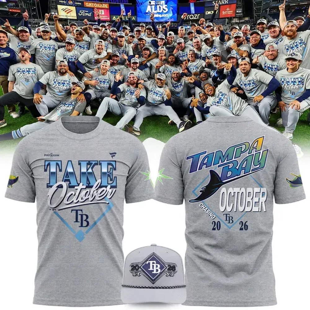 Tampa Bay Rays Gray 2026 MLB Division Series Champions Distressed Locker Room Take October 3D Shirt, Hot 3D Shirt Trend Tampa Bay Rays Gray 2026 MLB Division Series Champions Distressed Locker Room Take October 3D Shirt, Hot 3D Shirt Trend