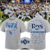 Tampa Bay Rays Gray 2026 MLB Division Series Champions Distressed Locker Room Take October T Shirt, Hot 3D Shirt Trend Tampa Bay Rays Gray 2026 Mlb Division Series Champions Distressed Locker Room Take October T Shirt